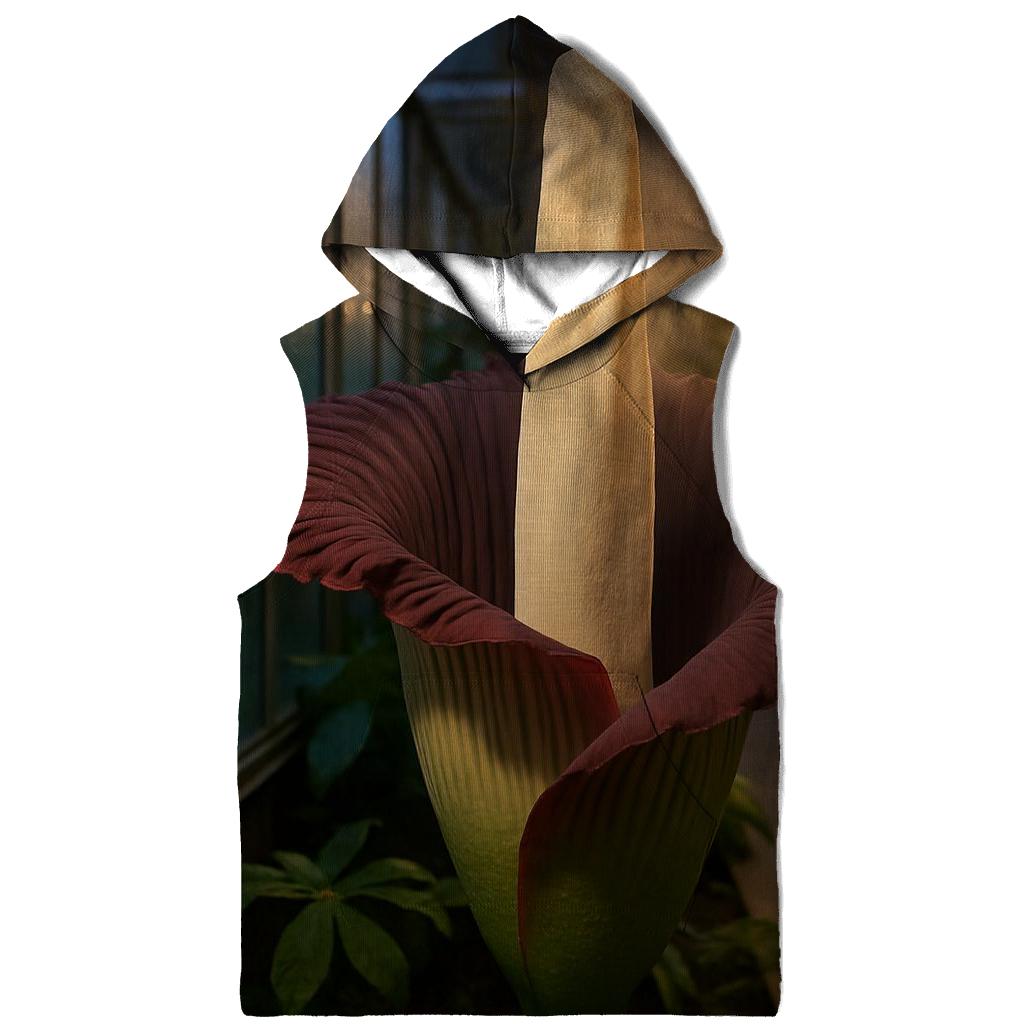 Corpse Flower Thermogenic Bloom Under Glasshouse Lights premium hoodies