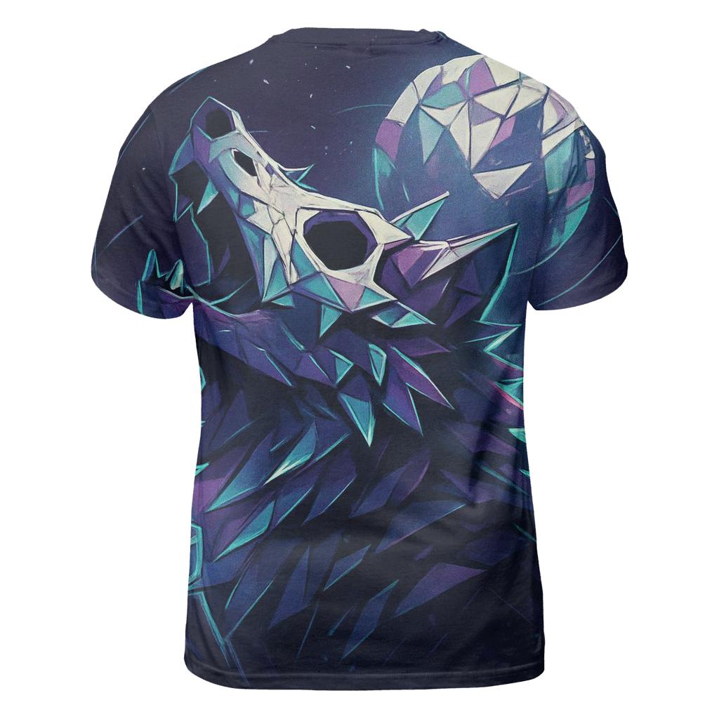 Prismatic Bone Mask Howler statement graphic shirts