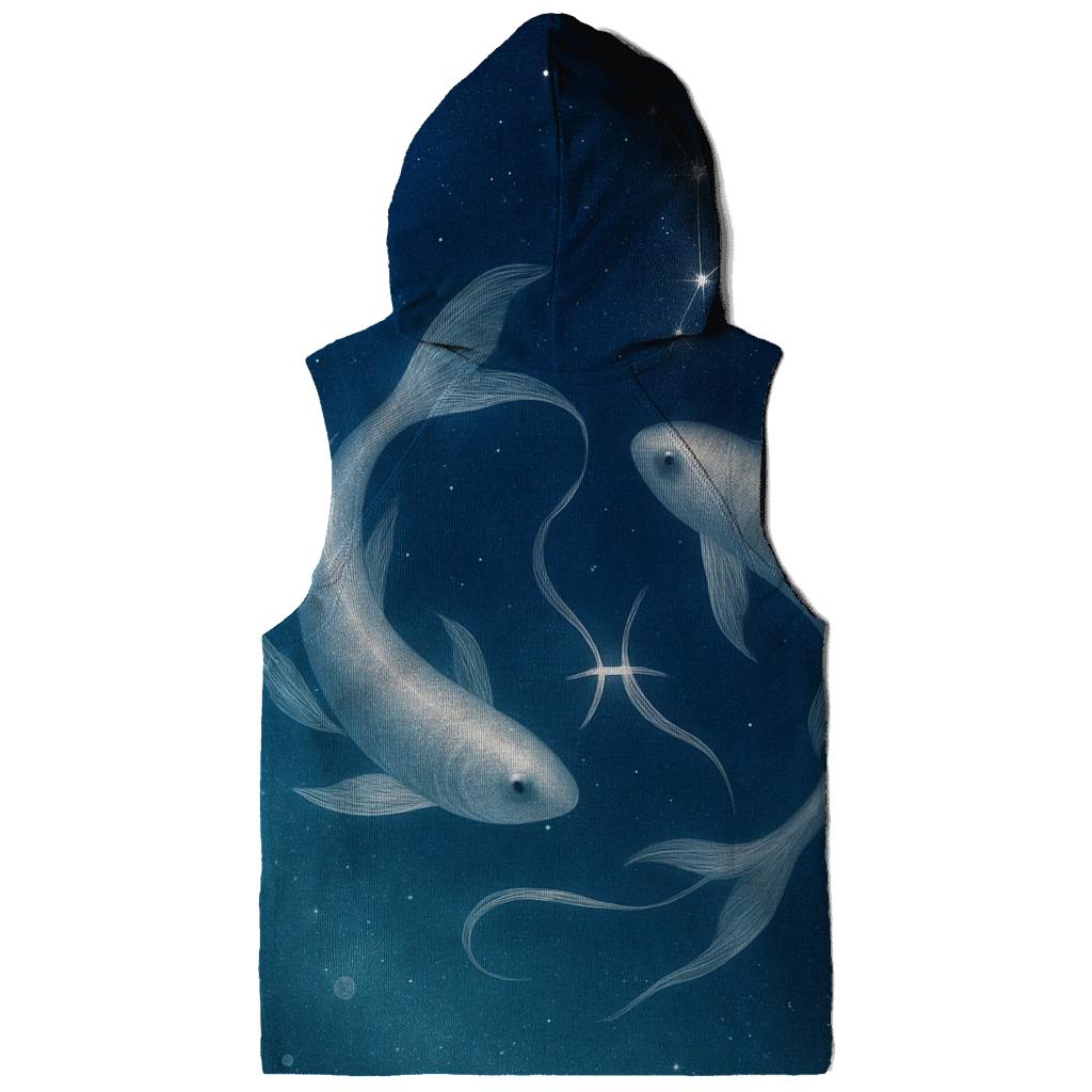 Pisces Dream Current Twin Fish Constellation premium hoodies