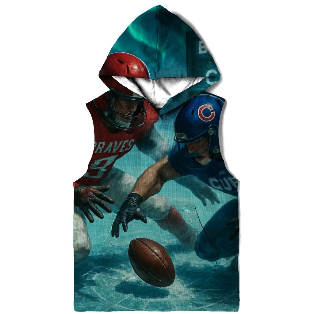 Arctic Night Field Duel Braves Versus Cubs graphic hoodies