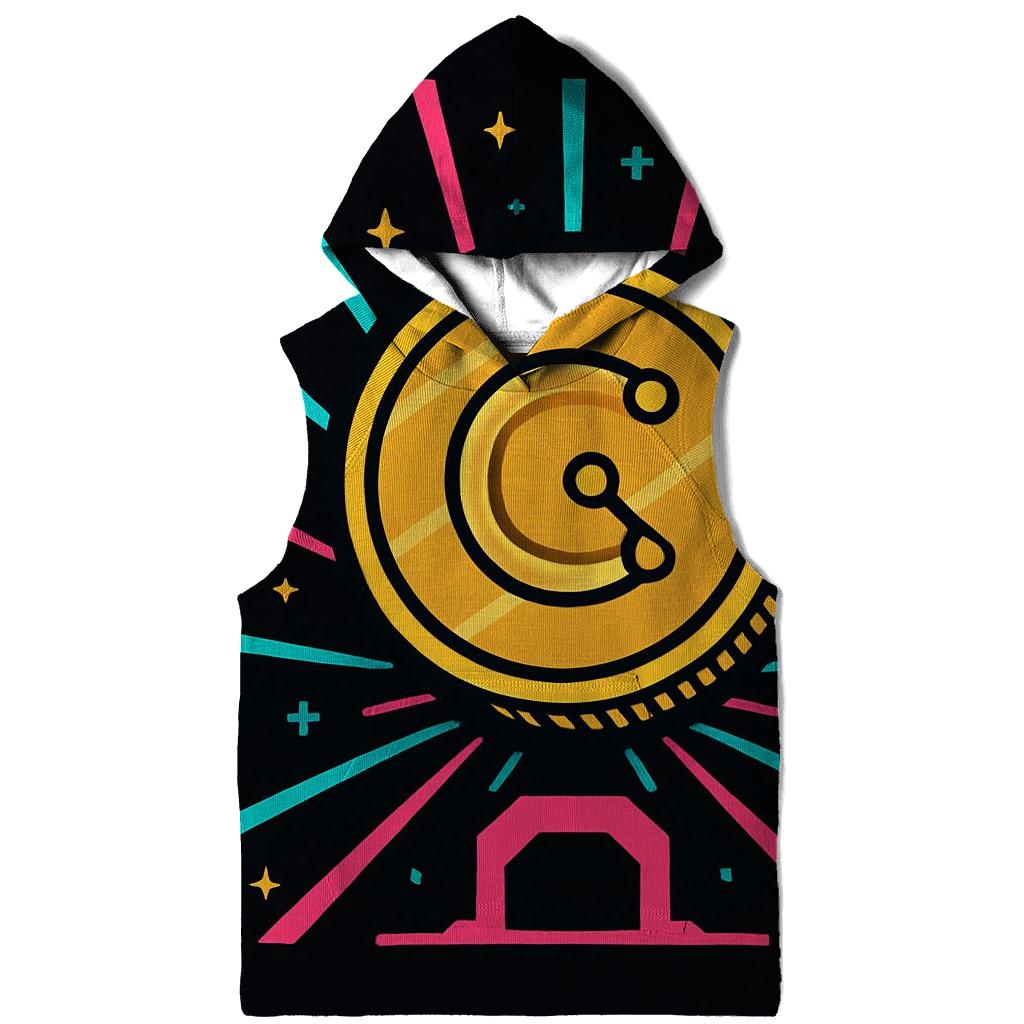 Arcade Starport Token Burst graphic hoodies