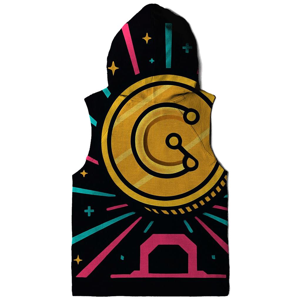 Arcade Starport Token Burst graphic hoodies