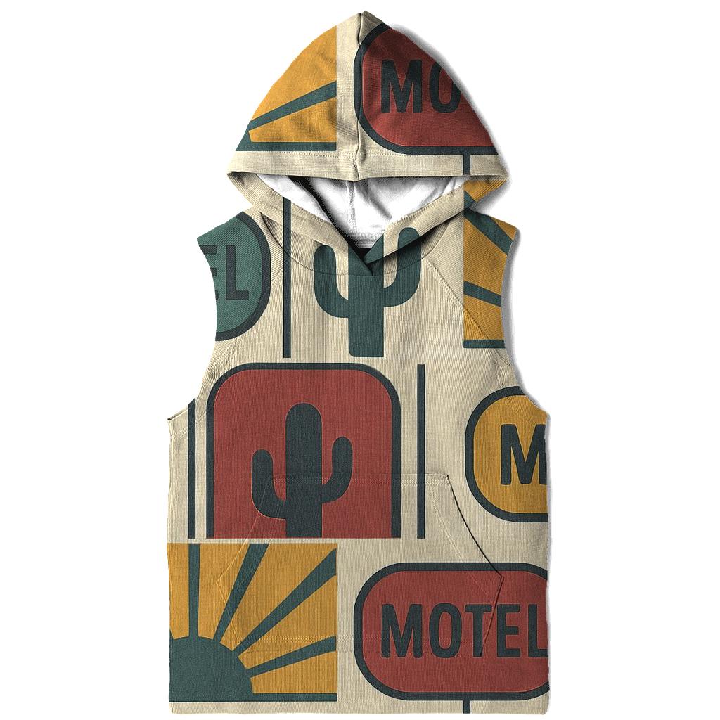 Desert Motel Sunburst Grid hoodie styles