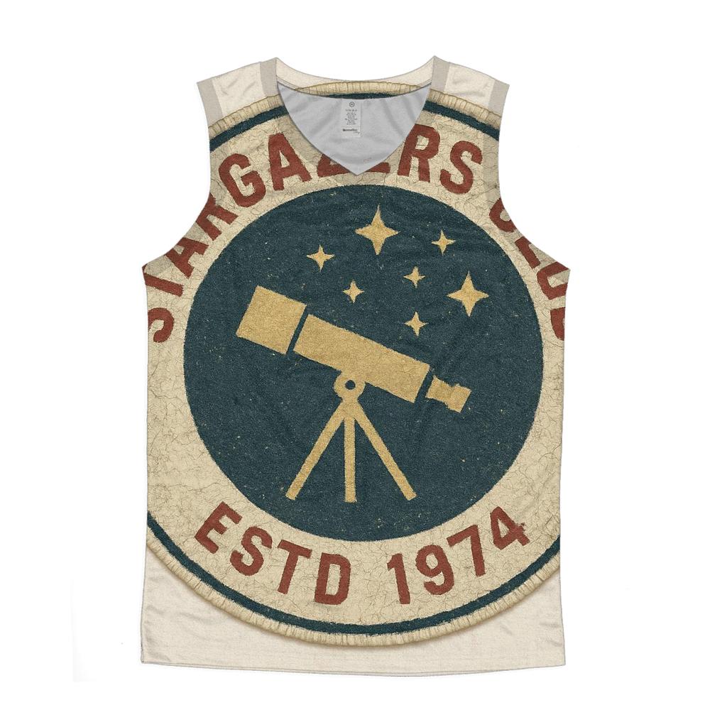 Stargazers Vintage Club Emblem personalized athletic tanks