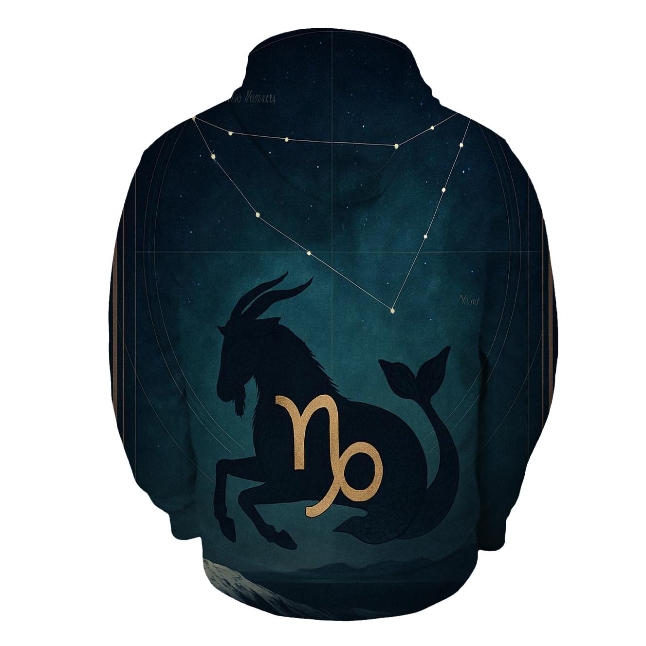 Capricorn Sea Goat Mountain Star Atlas pullover hoodies