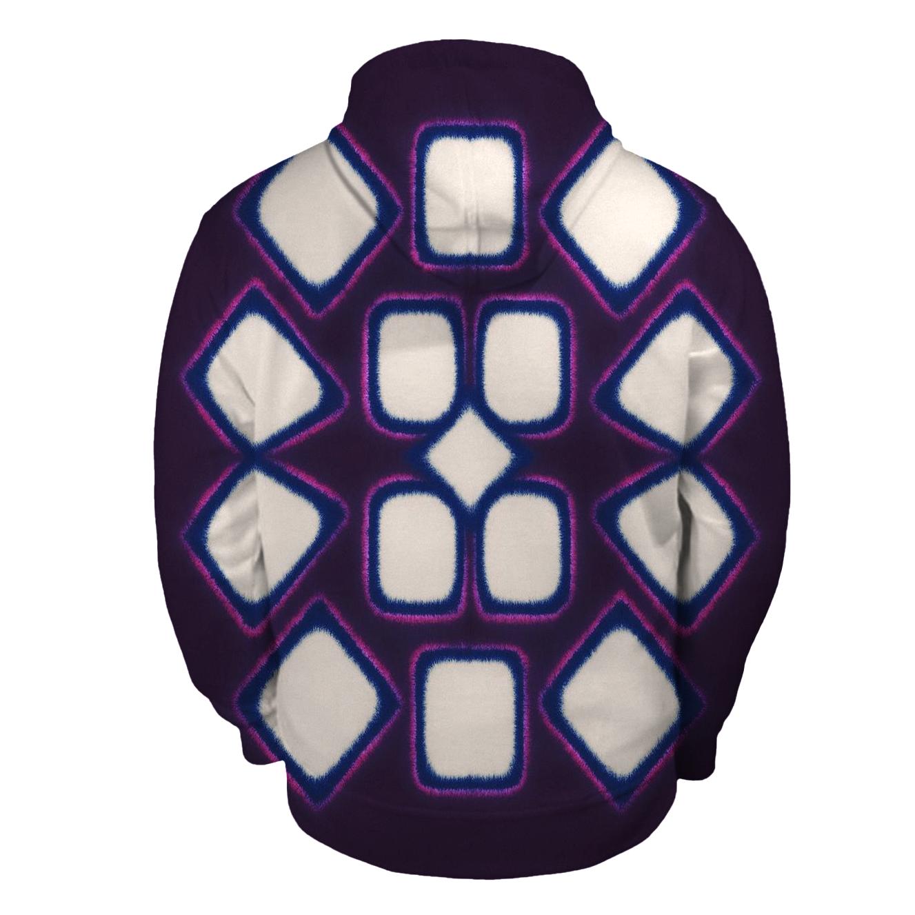 Itajime Nebula Lattice Clamp Resist hoodie designs