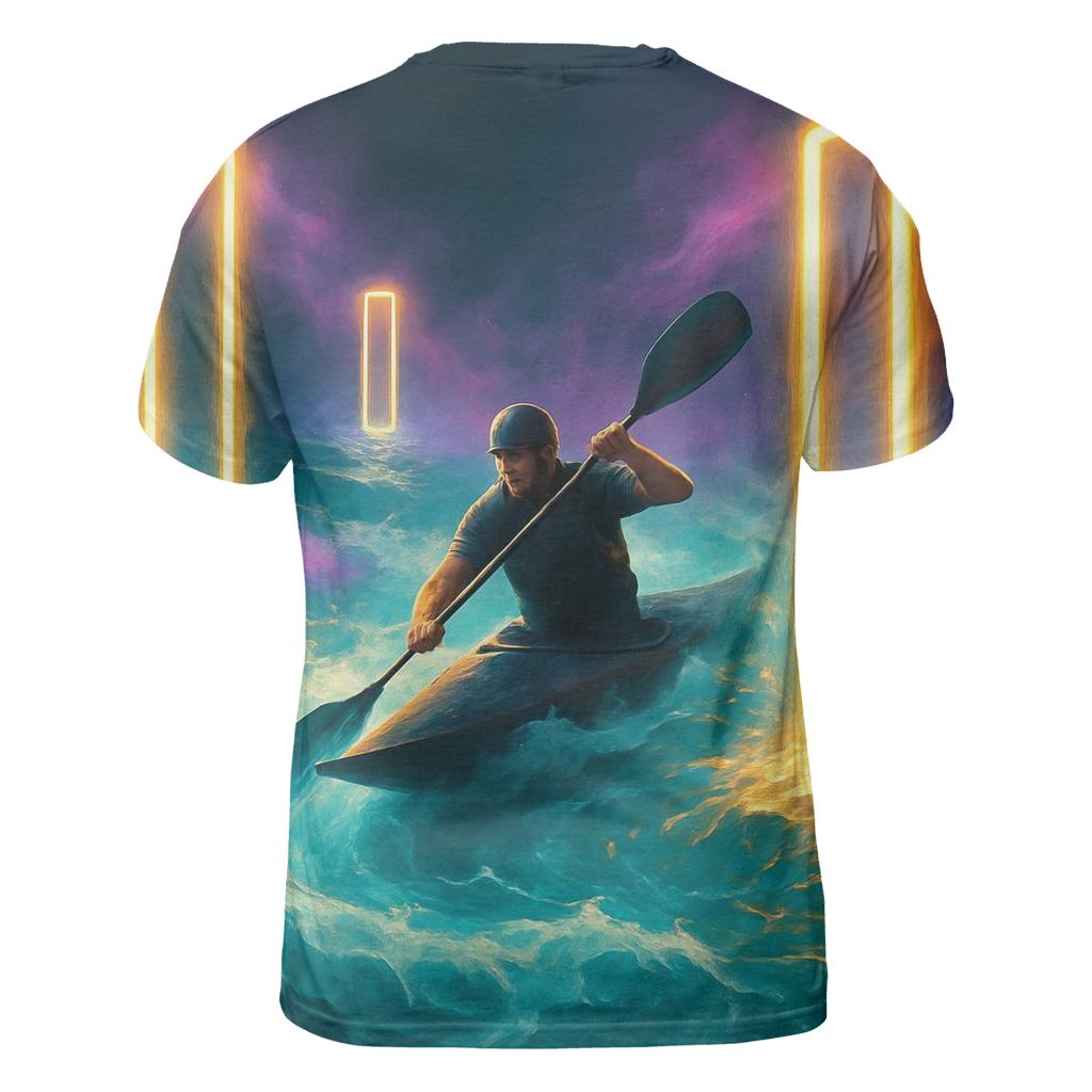 Canoe Slalom Nebula Gate Rapids designer pattern shirts