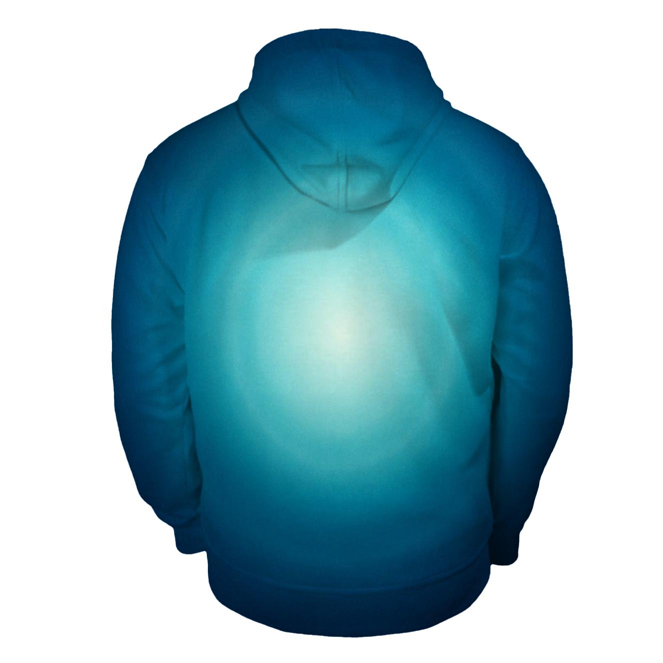 Polar Halo Diffusion printed hoodies