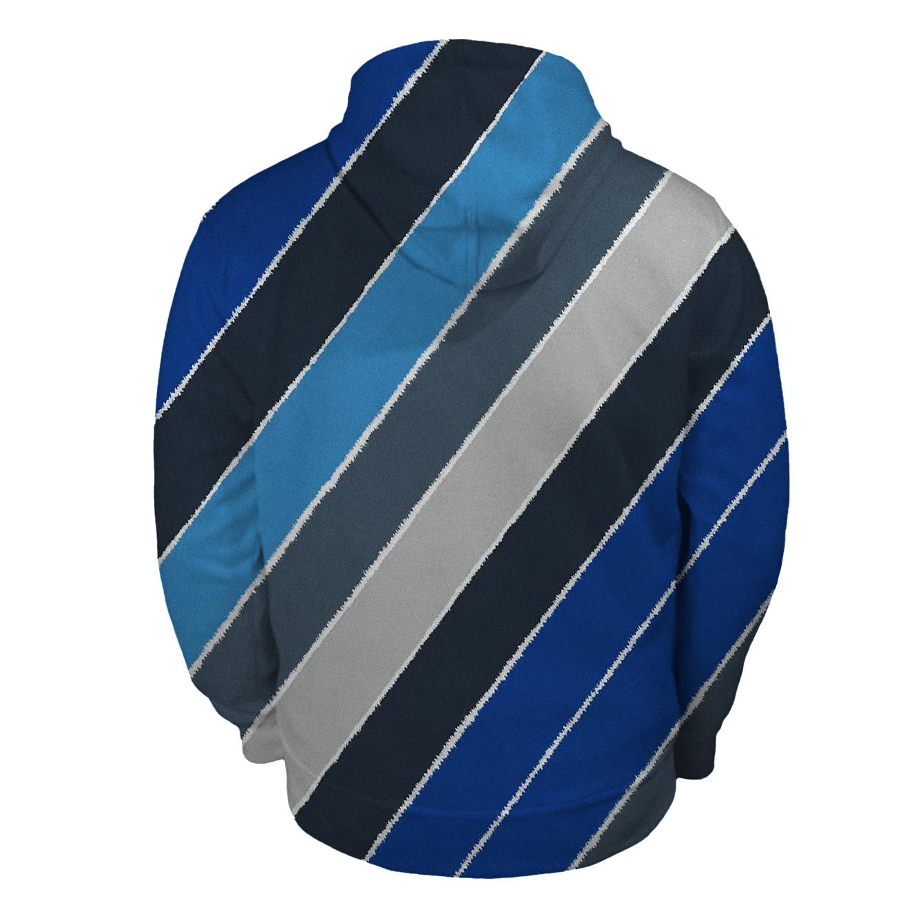 Arashi Meteor Shear Diagonals zip-up hoodies