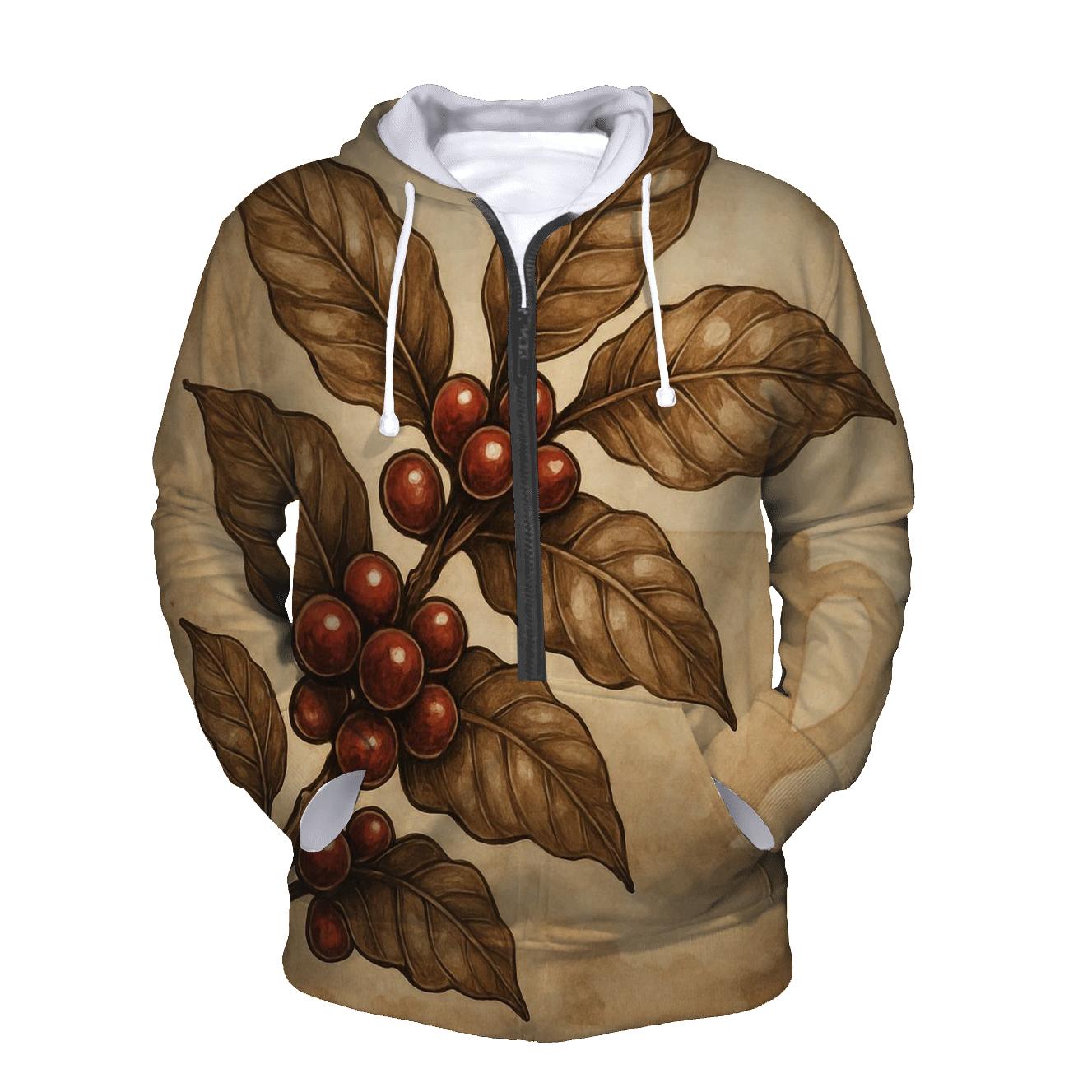 Cherry Branch Gleam printed hoodies