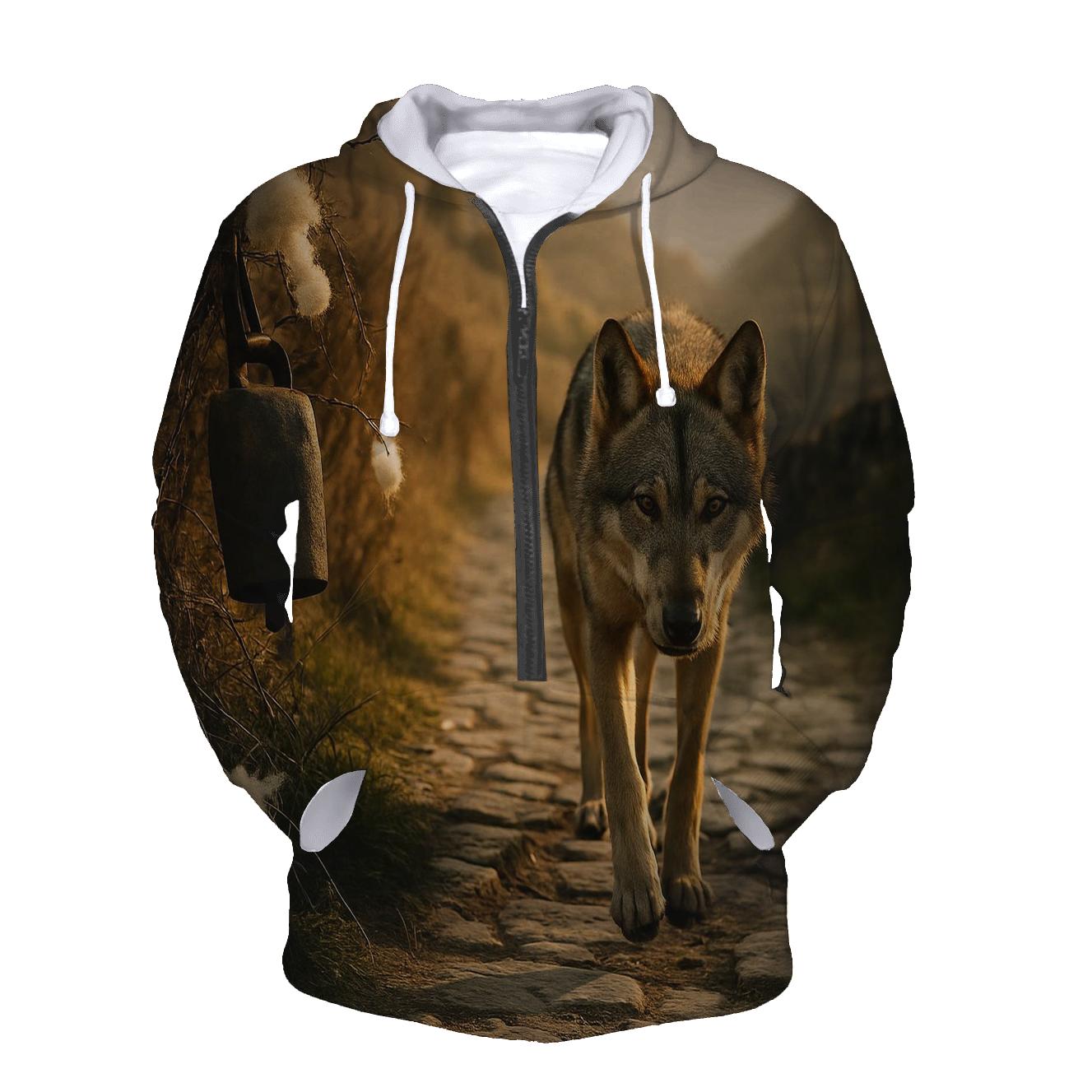 Transhumance Trail Apennine Wolf hoodie designs