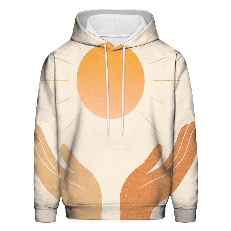 Hands Of Dawn Offering zip-up hoodies