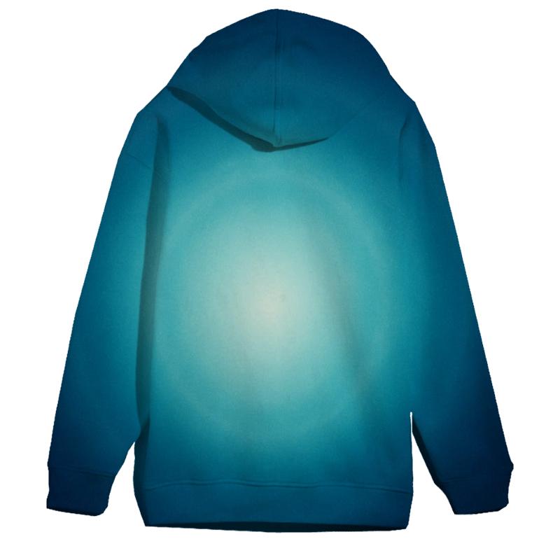 Polar Halo Diffusion zip-up hoodies