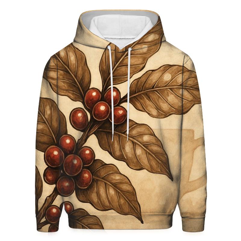 Cherry Branch Gleam zip-up hoodies