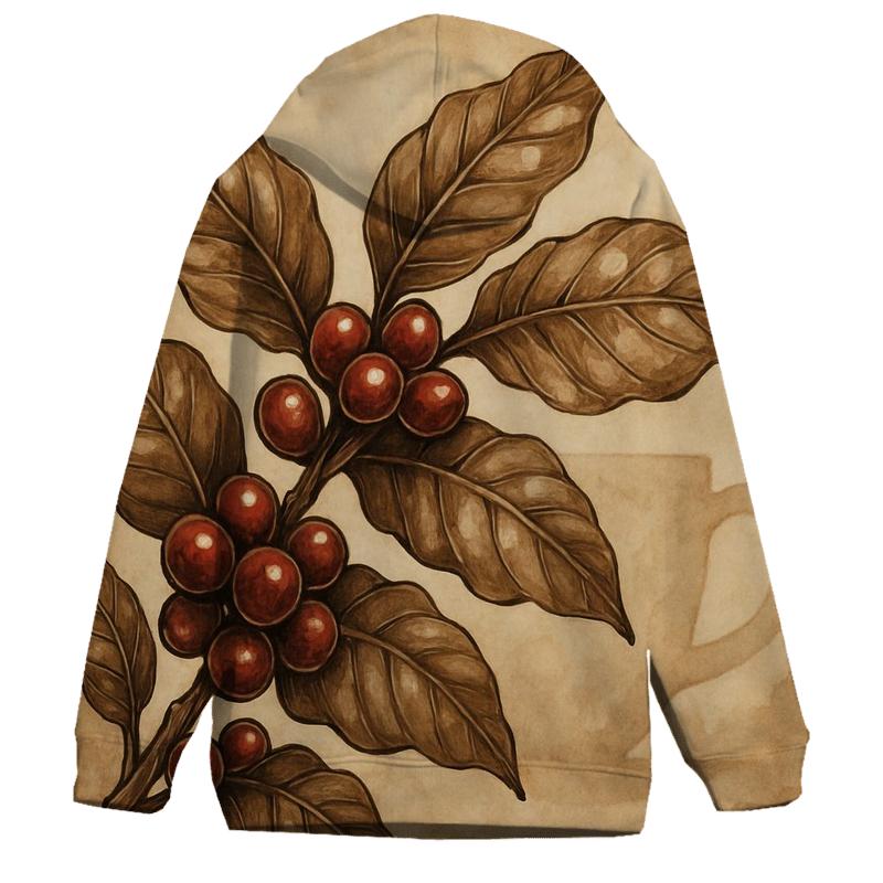 Cherry Branch Gleam zip-up hoodies