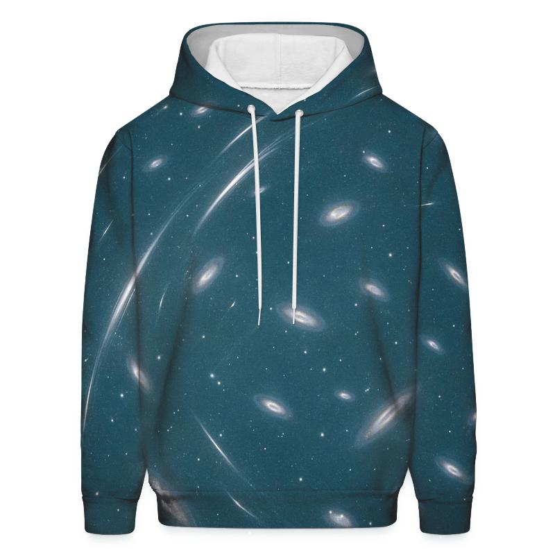 Gravitational Lens Arc Constellation graphic hoodies