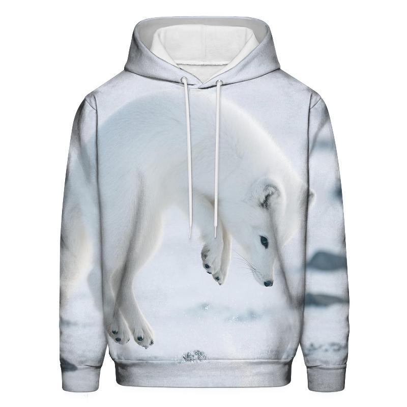 Frostline Forager — Arctic Fox hoodie styles
