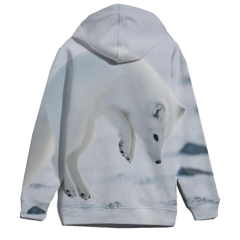 Frostline Forager — Arctic Fox hoodie styles