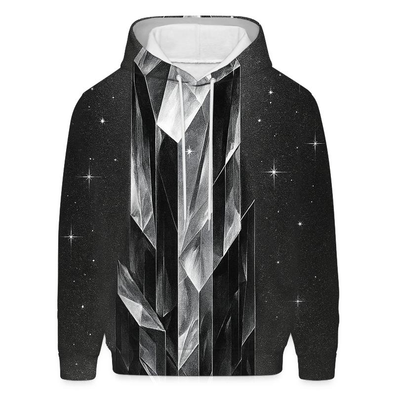 Charcoal Facet Monolith designer hoodies
