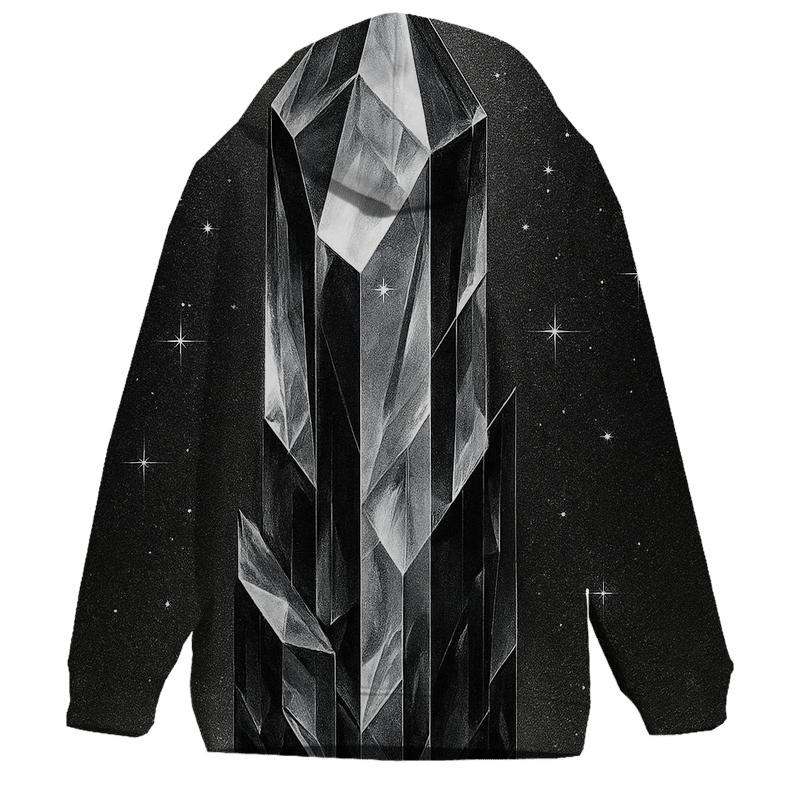 Charcoal Facet Monolith designer hoodies