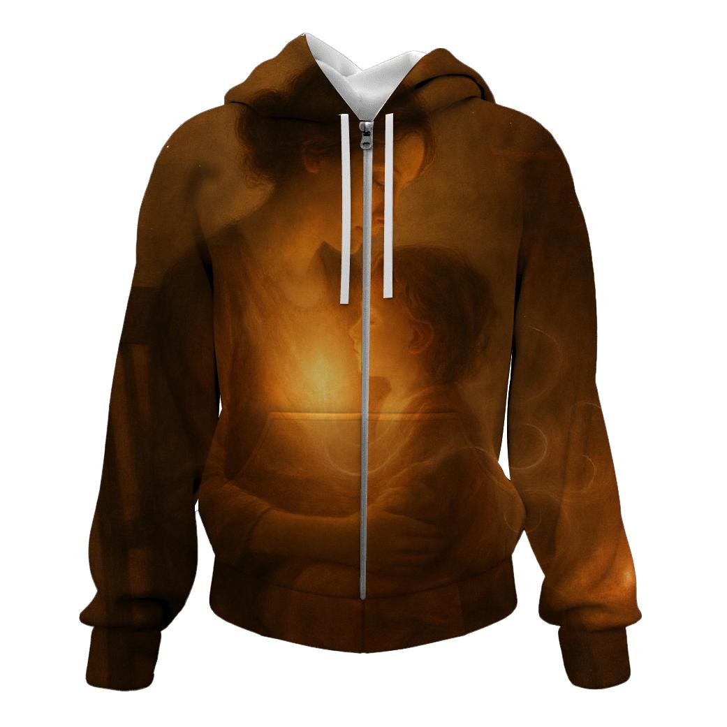 The Hearth Within Her Heart A Warmth That Follows You graphic hoodies