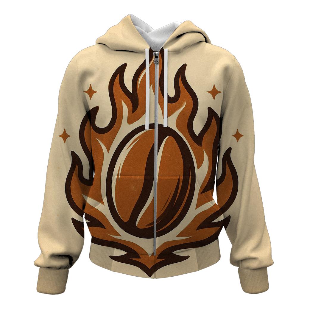 Roast Flame Crest lightweight hoodies
