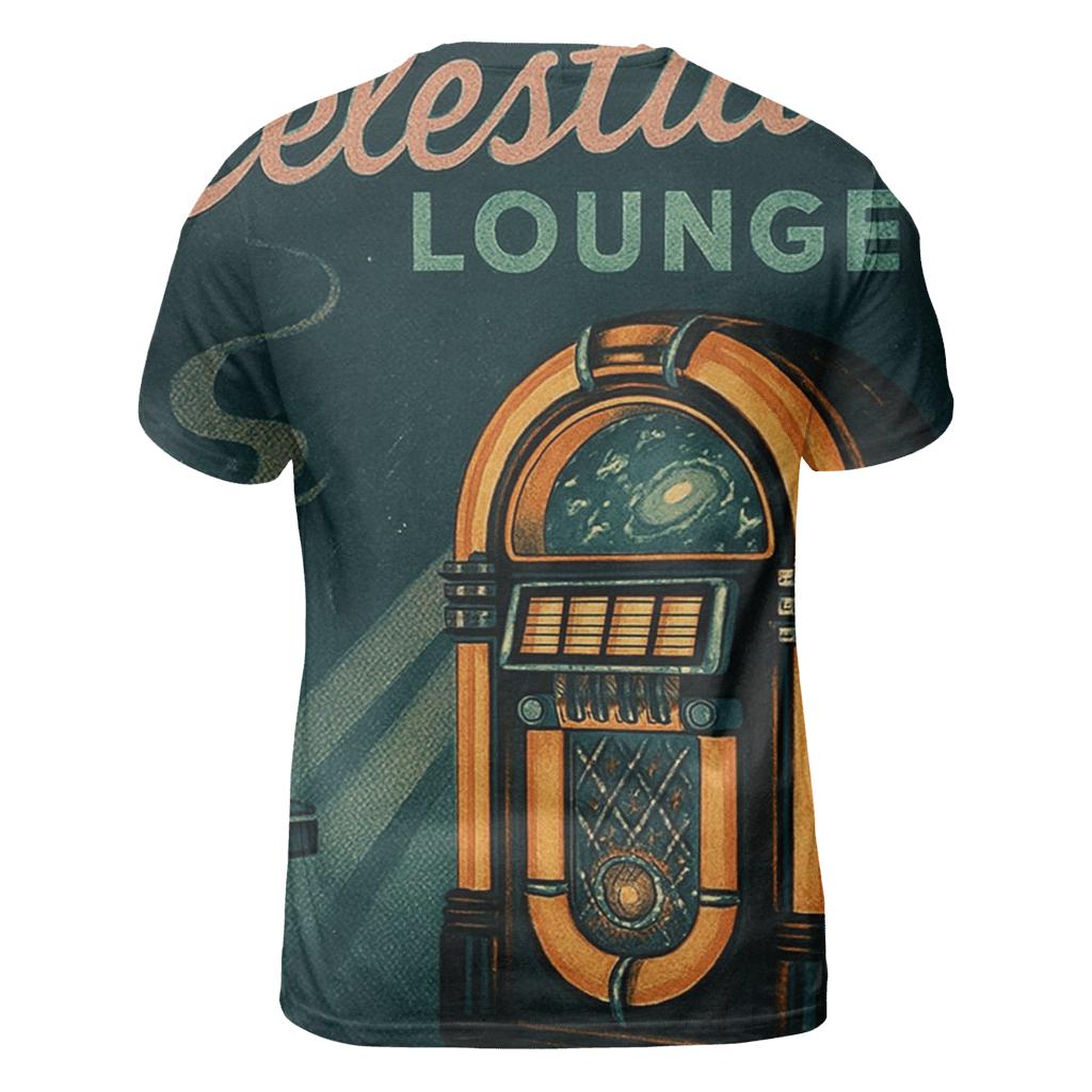 Celestial Jukebox Lounge Poster trendy printed shirt styles