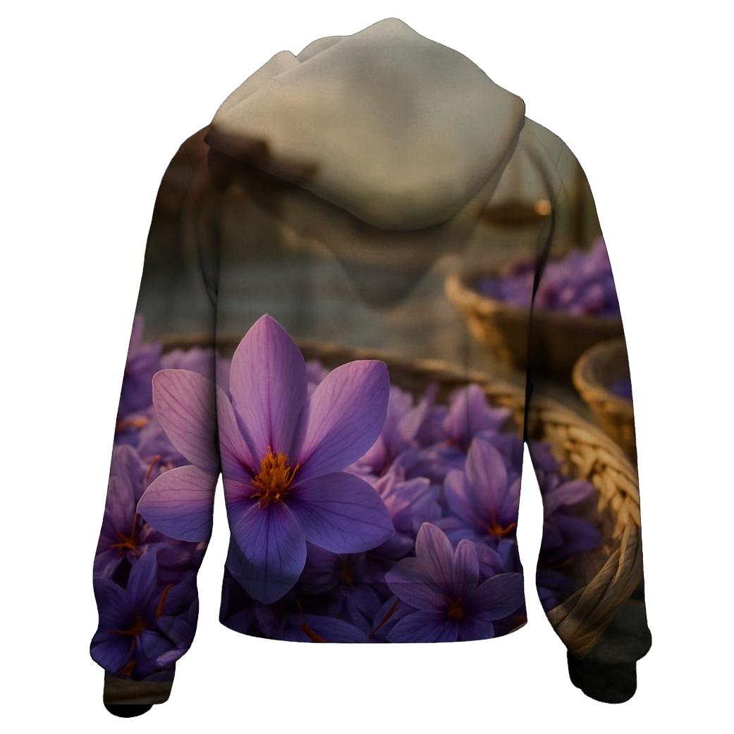 Saffron Crocus Harvest Trays At Dawn hoodie styles