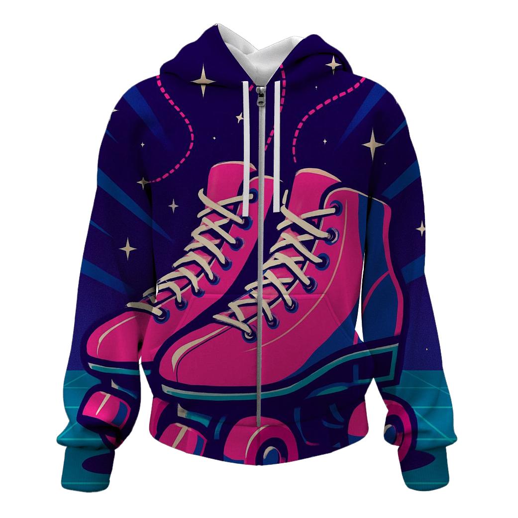 Neon Roller Rink Constellation hoodies fashion