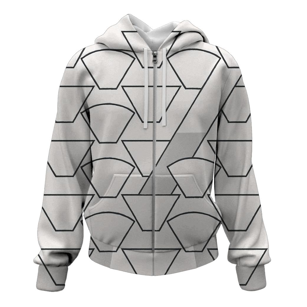 Filter Fold Geometry lightweight hoodies