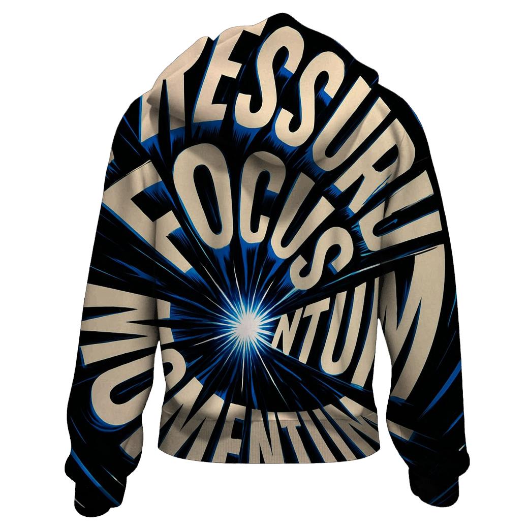 Gravity Well Typography Vortex hoodie designs