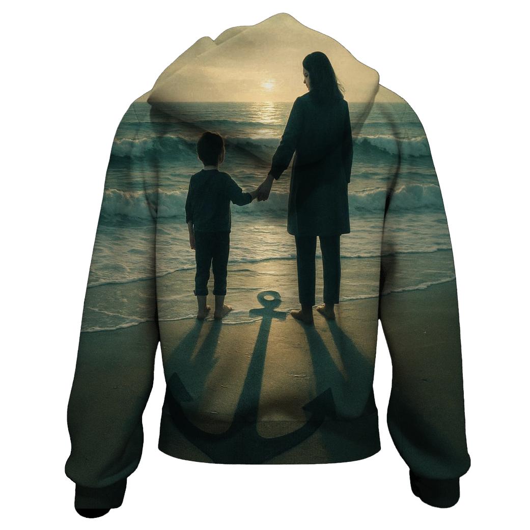 The Quiet Anchor Her Love Holding You Through Every Tide custom hoodies