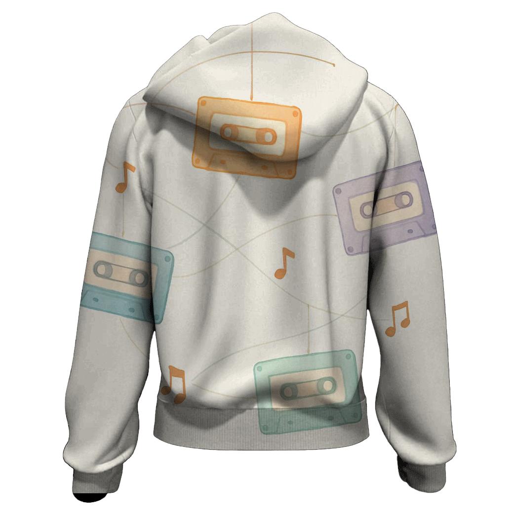 Cassette Constellation Mobile zip-up hoodies