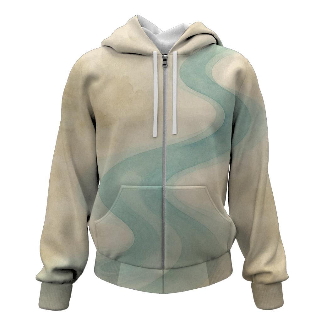 River Of Quiet Renewal printed hoodies