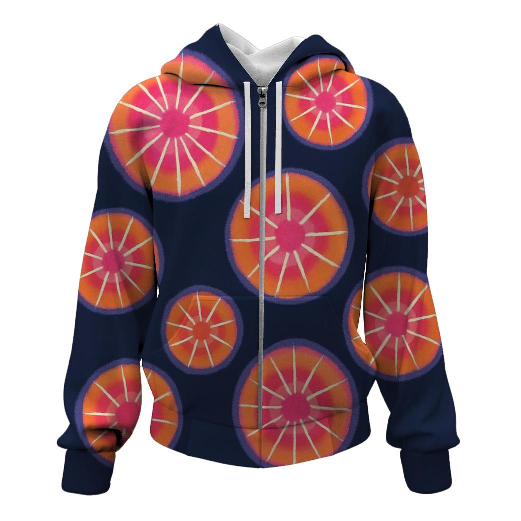 Kumo Star Cluster Rosettes printed hoodies