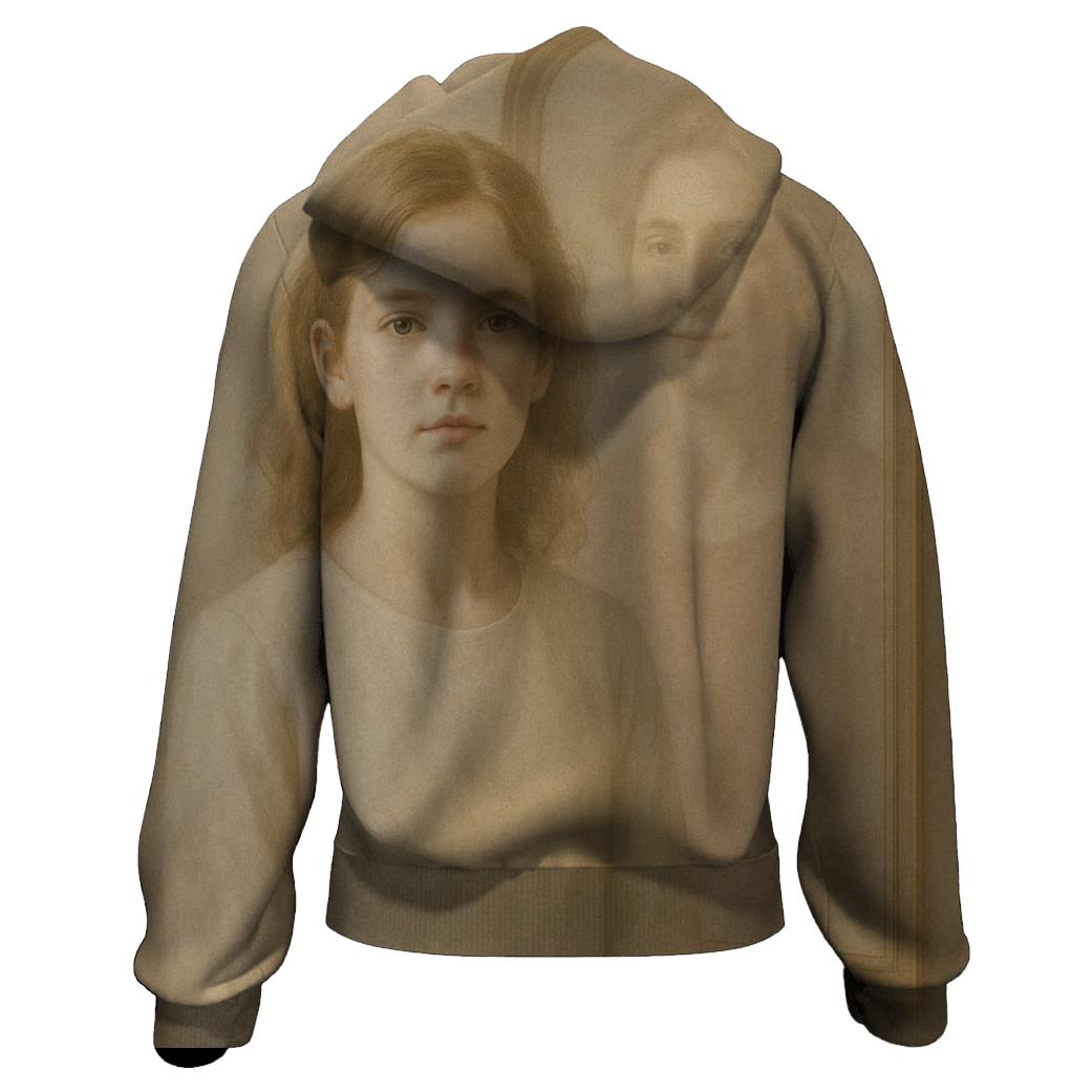 The Mirror Of Becoming Her Face Reflected In Your Courage premium hoodies
