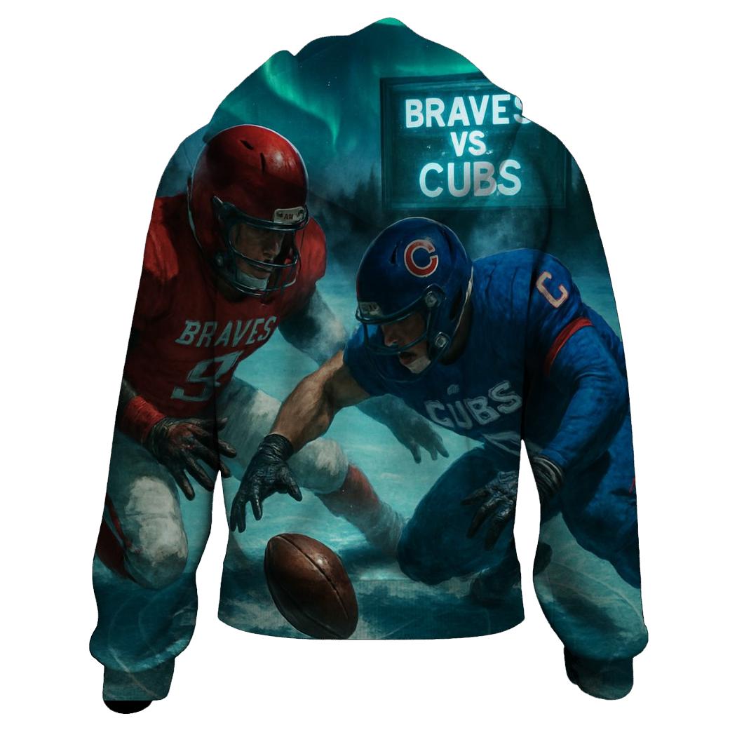 Arctic Night Field Duel Braves Versus Cubs hoodie trends