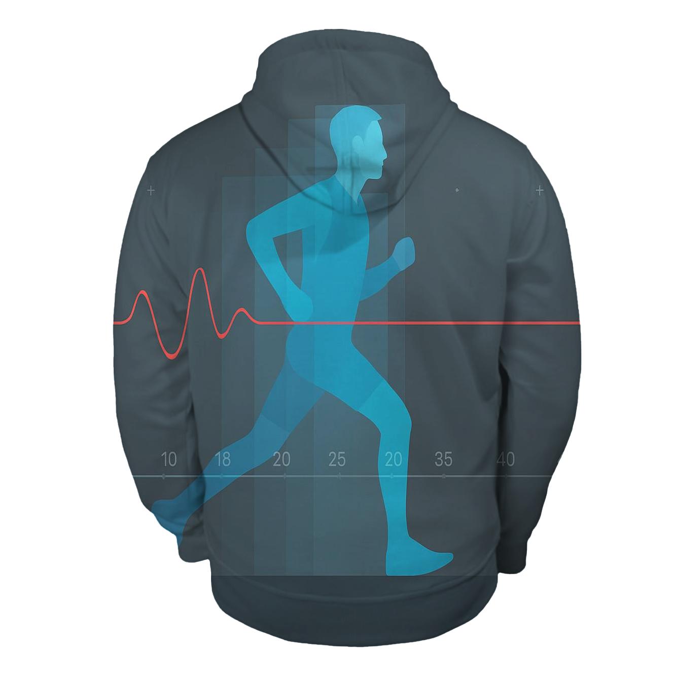 Marathon Time Dilation Street Run zip-up hoodies
