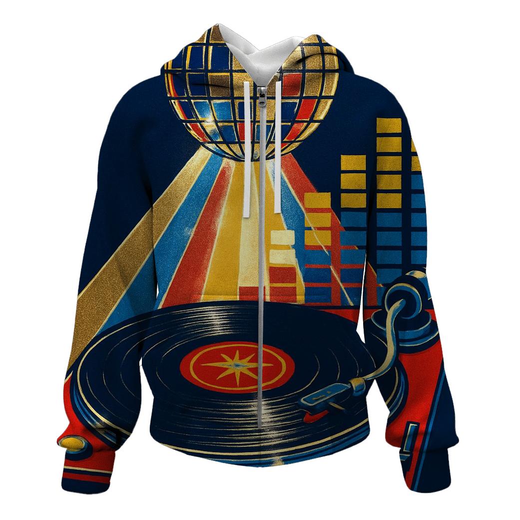 Disco Prism Turntable Halo hoodie trends