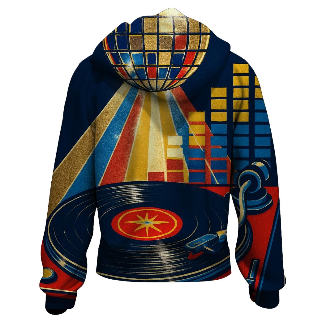 Disco Prism Turntable Halo hoodie trends