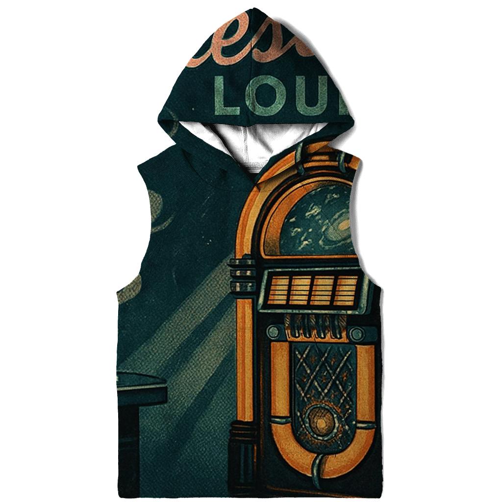Celestial Jukebox Lounge Poster custom hoodies