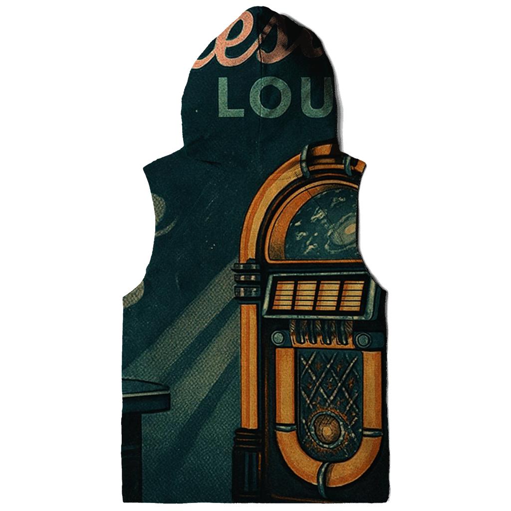 Celestial Jukebox Lounge Poster custom hoodies