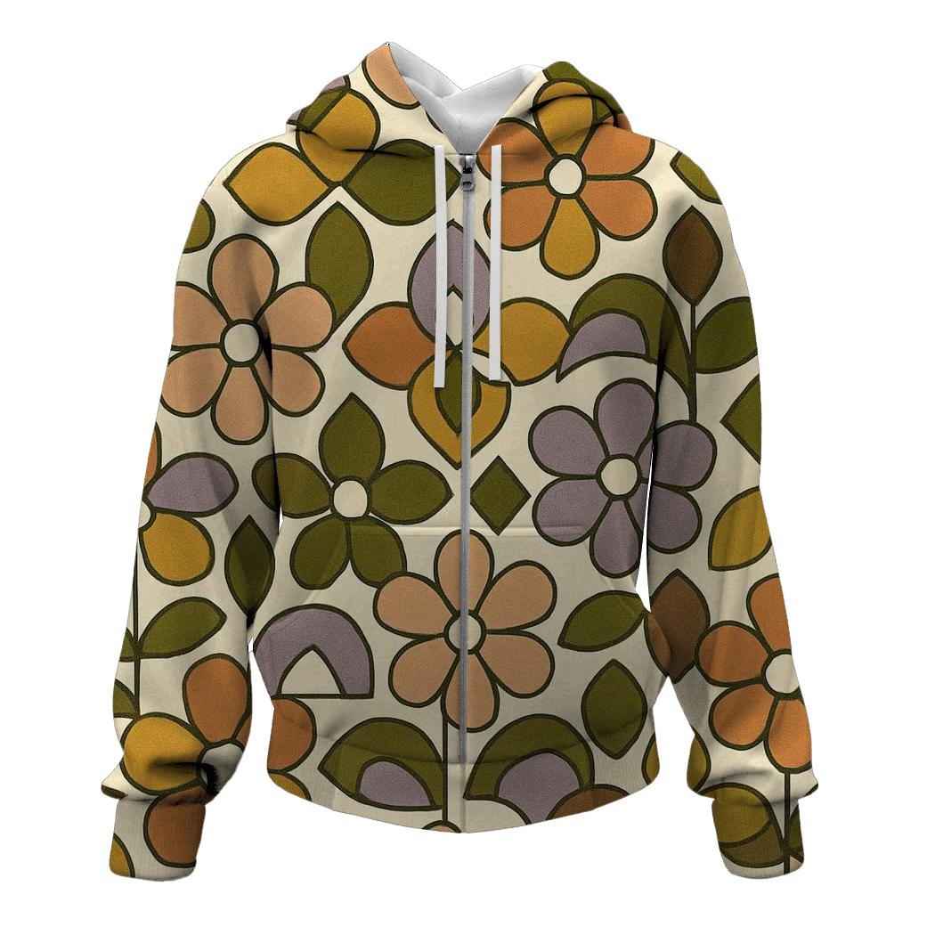 Studio Funk Geometric Petals lightweight hoodies