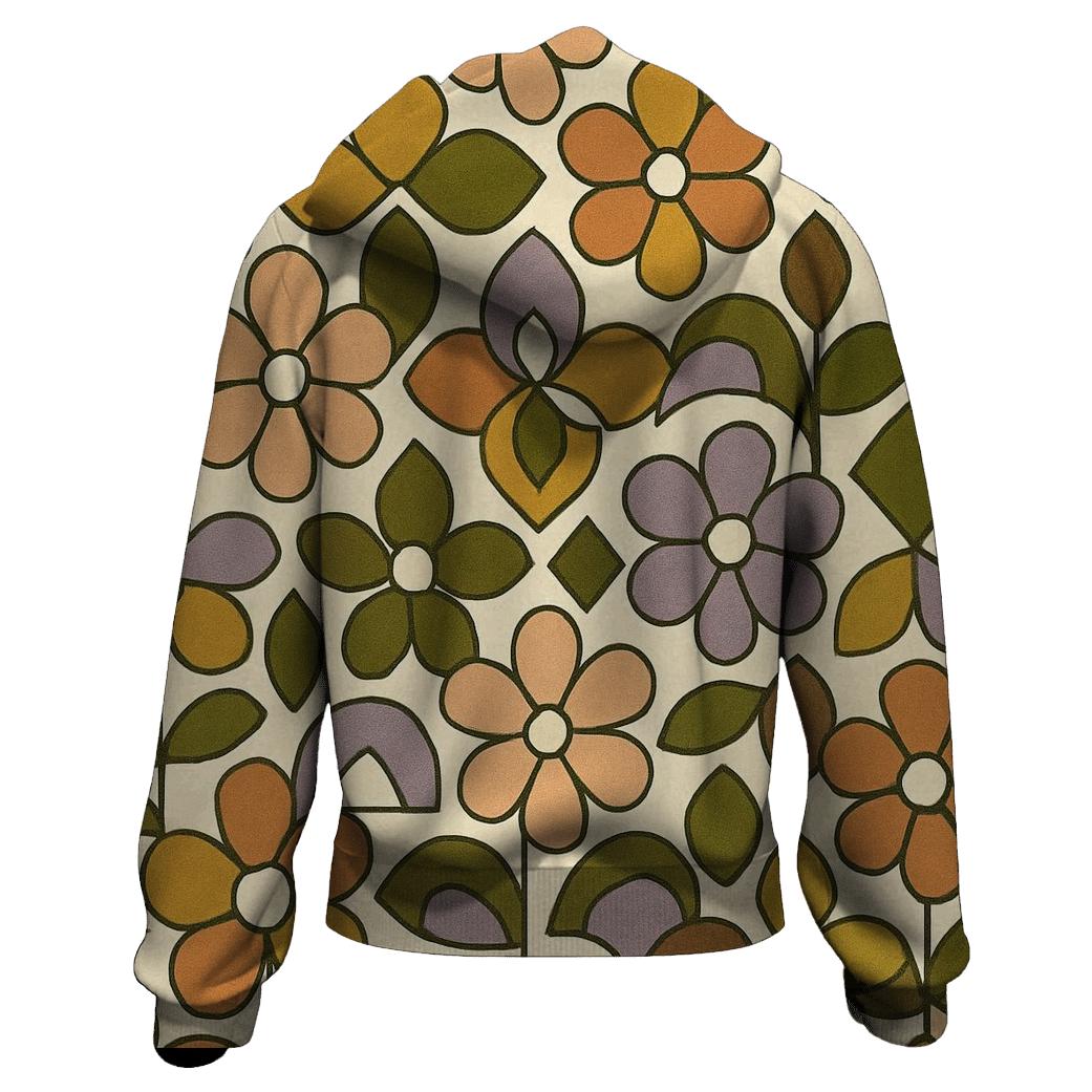 Studio Funk Geometric Petals lightweight hoodies
