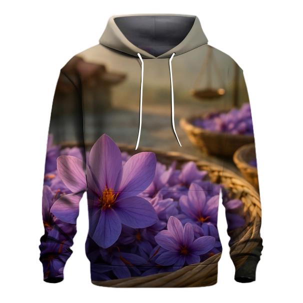 Saffron Crocus Harvest Trays At Dawn hoodie trends