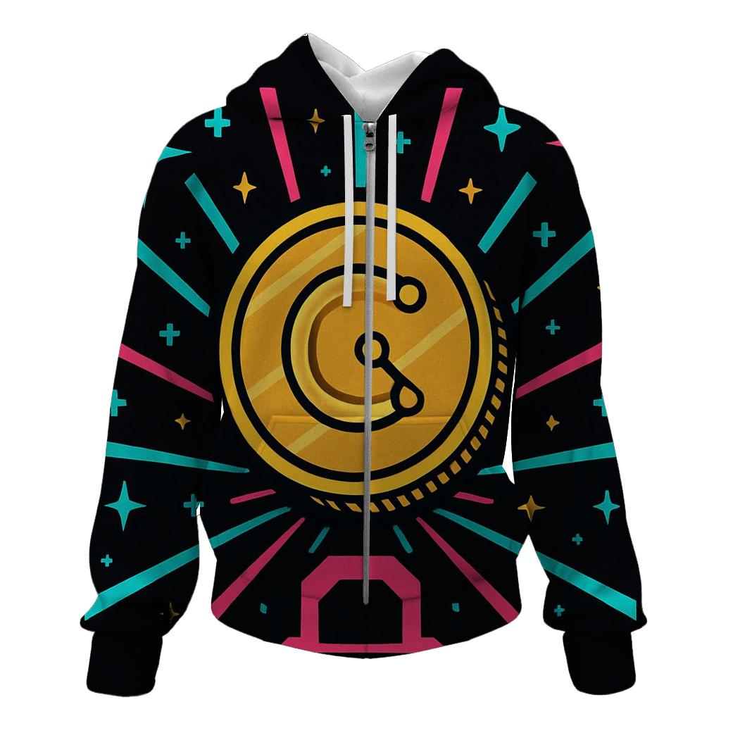 Arcade Starport Token Burst premium hoodies