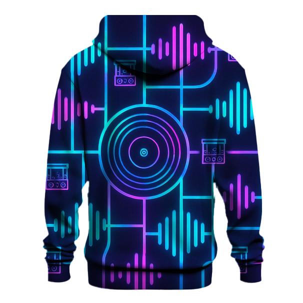Neon City Beat Map custom hoodies
