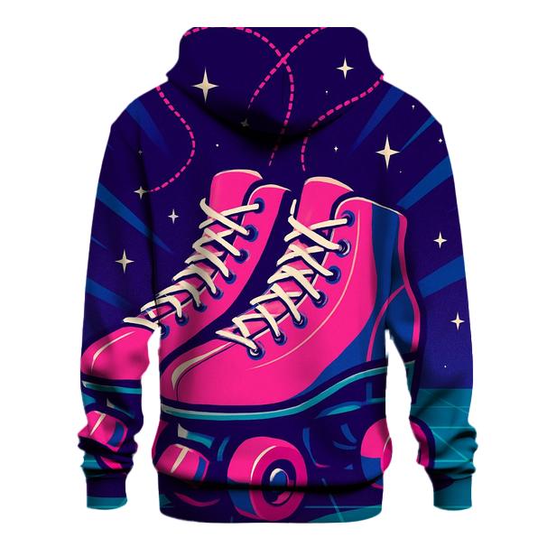 Neon Roller Rink Constellation zip-up hoodies