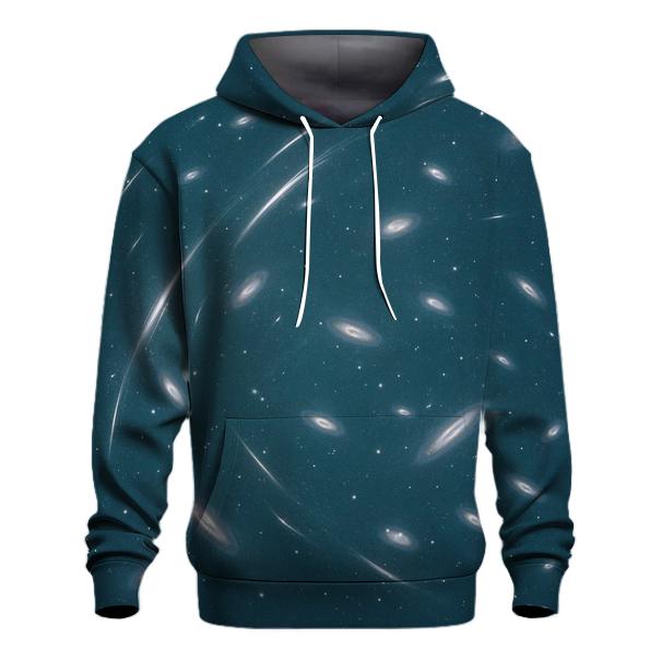 Gravitational Lens Arc Constellation embroidered hoodies