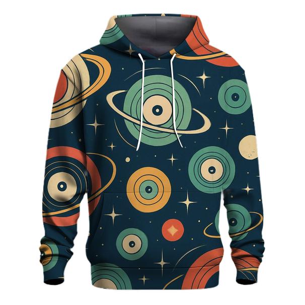Vinyl Orbit Record Rings designer hoodies